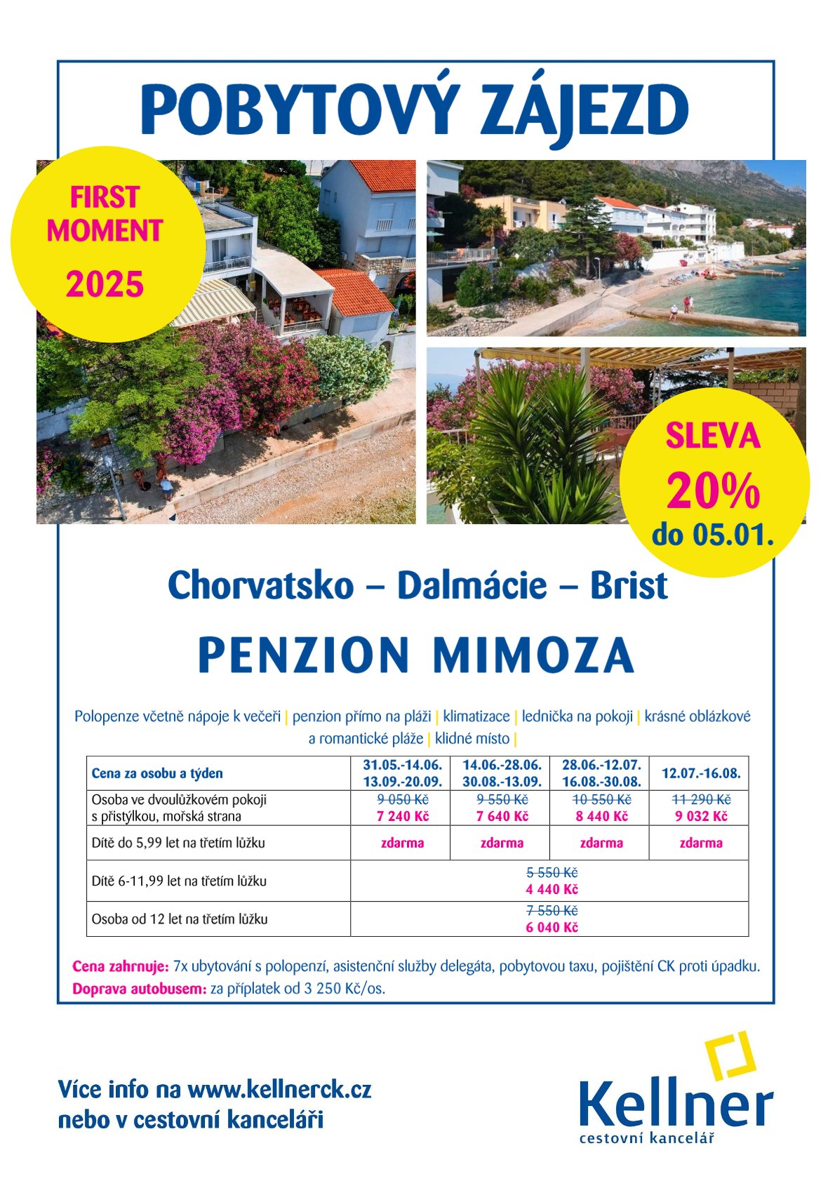 01. Chorvatsko - Brist - Penzion Mimoza - FM